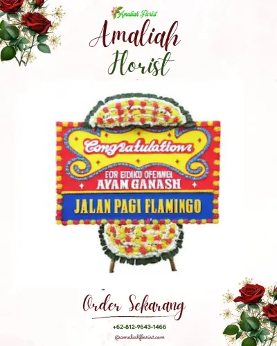 Bunga Papan Congratulation di Rajagaluh